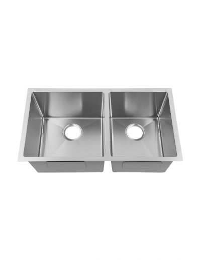 Stainless Steel RD3219BL-18G Double Bowl Undermount Sink