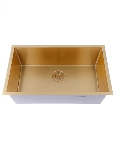 Stainless Steel RD3219S-Gold Single Bowl Undermount Sink