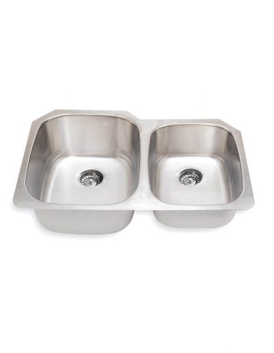 Stainless Steel SM503R-16G Double Bowl Undermount Sink